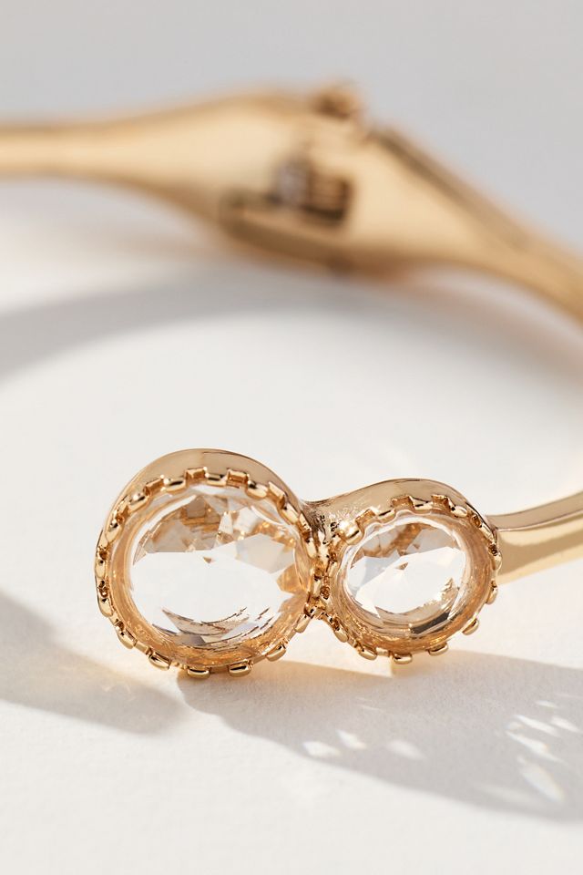 Crystal Hinge Cuff Bracelet #1