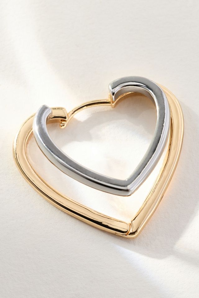 Double Heart Earrings #1