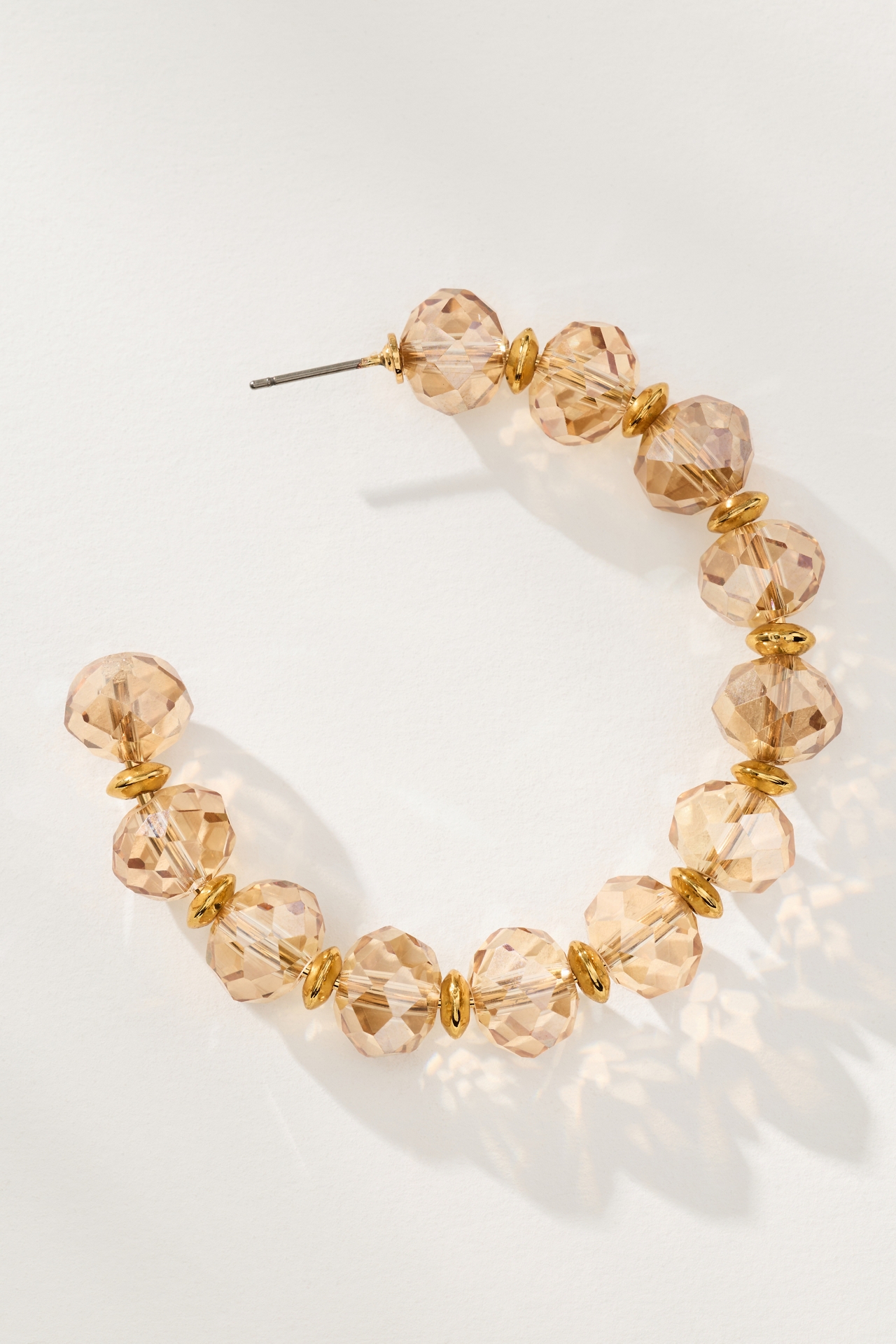 Circular Crystal Earrings