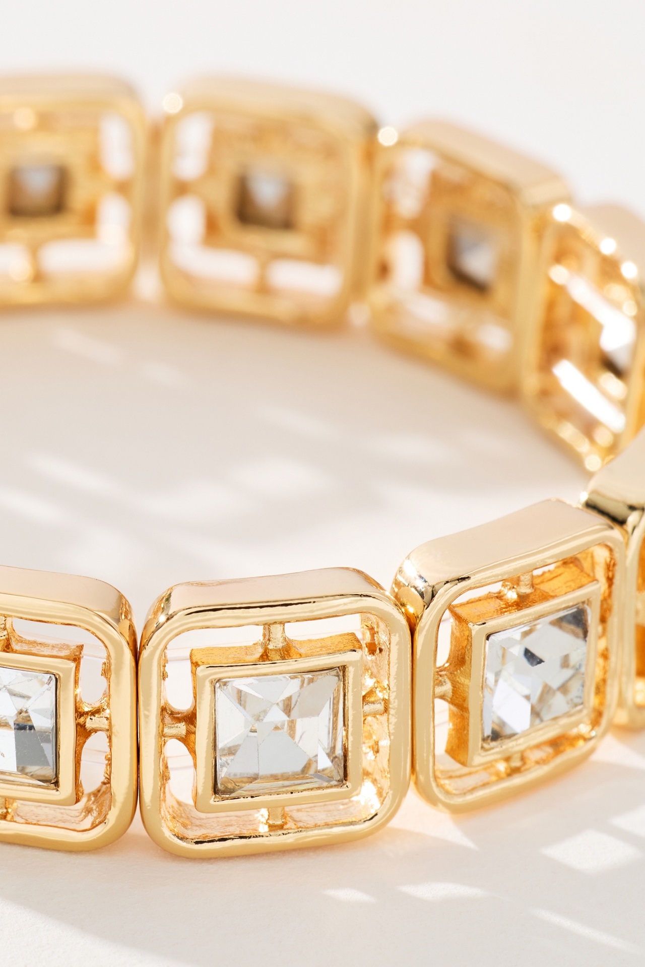Square Crystal Bracelet