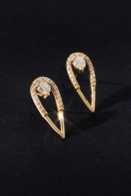 Eden Presley Medium Peacock Stud Earrings