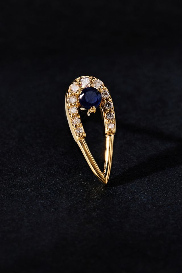 Eden Presley Small Peacock Stud Earrings #1