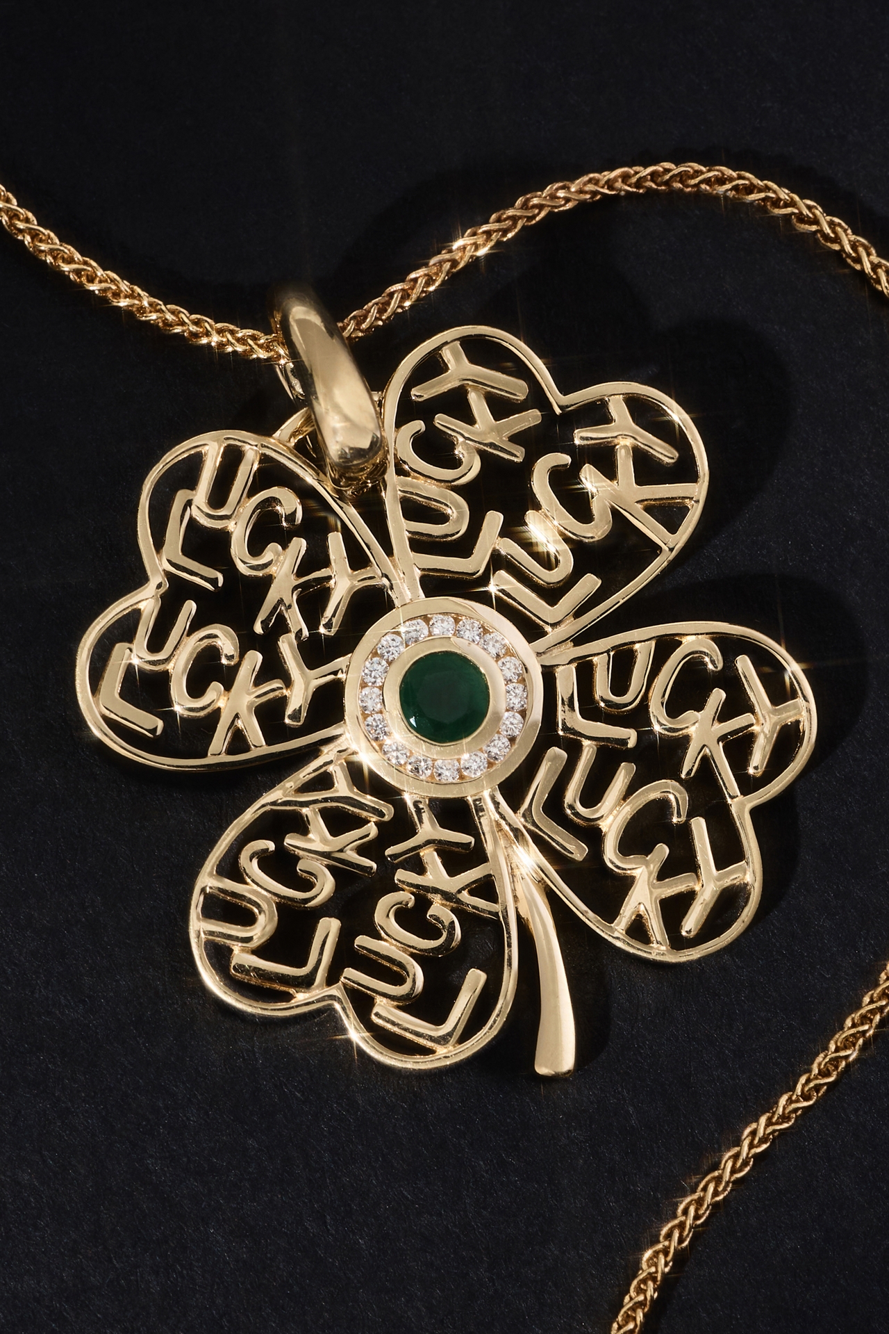 Eden Presley I Feel Lucky Pendant Charm