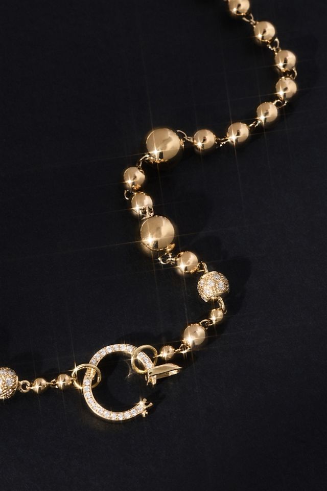 Eden Presley Mardi Gras Mixed Bead Necklace #1