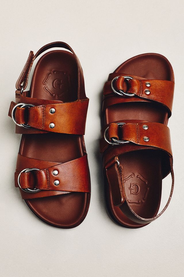 Grenson Davina Double-Strap Buckle Sandals #1