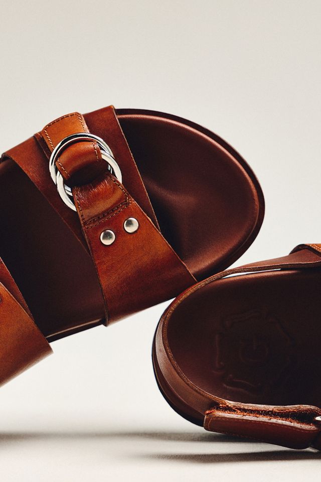 Grenson Davina Double-Strap Buckle Sandals | Anthropologie
