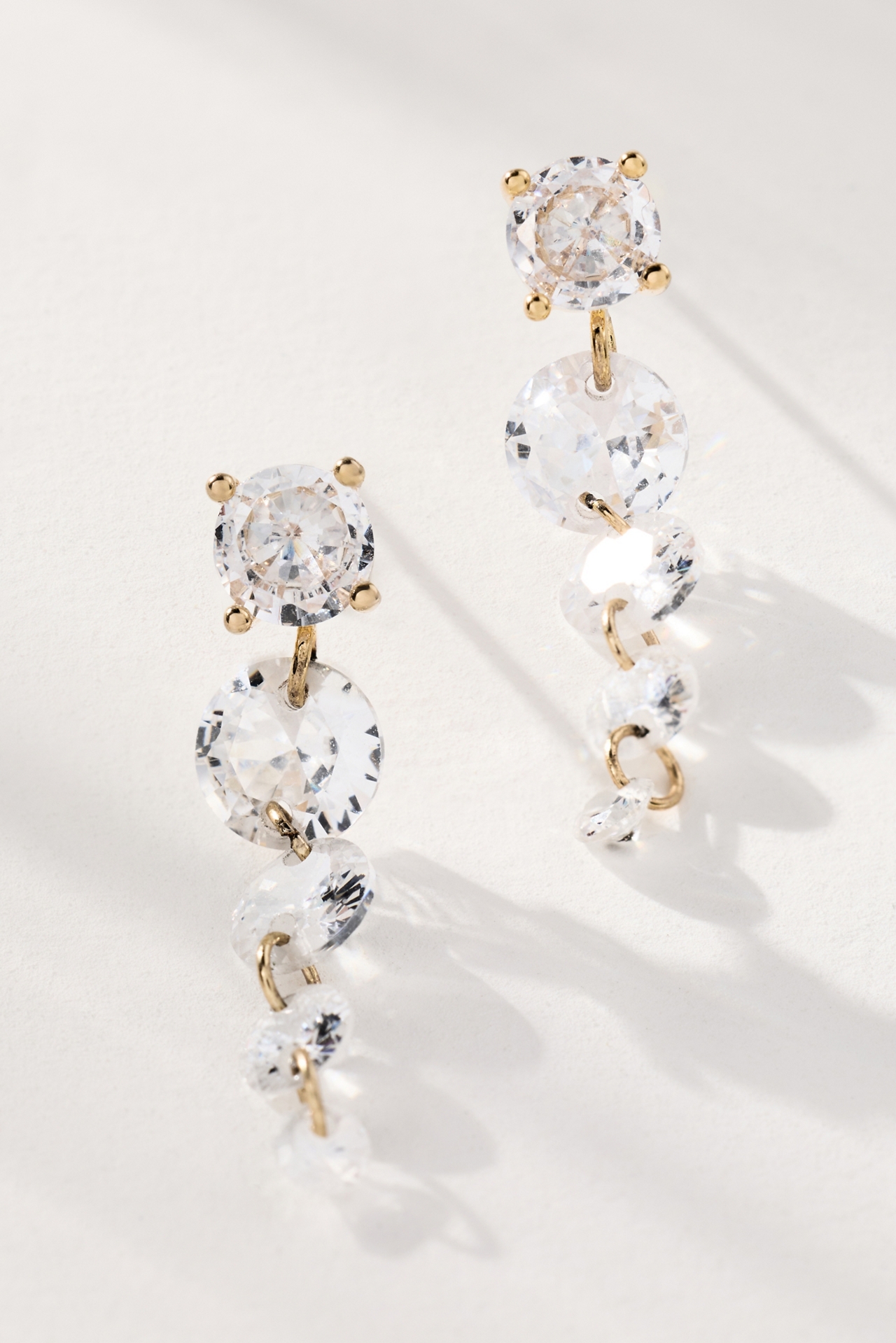 Chunky Crystal Drop Earrings