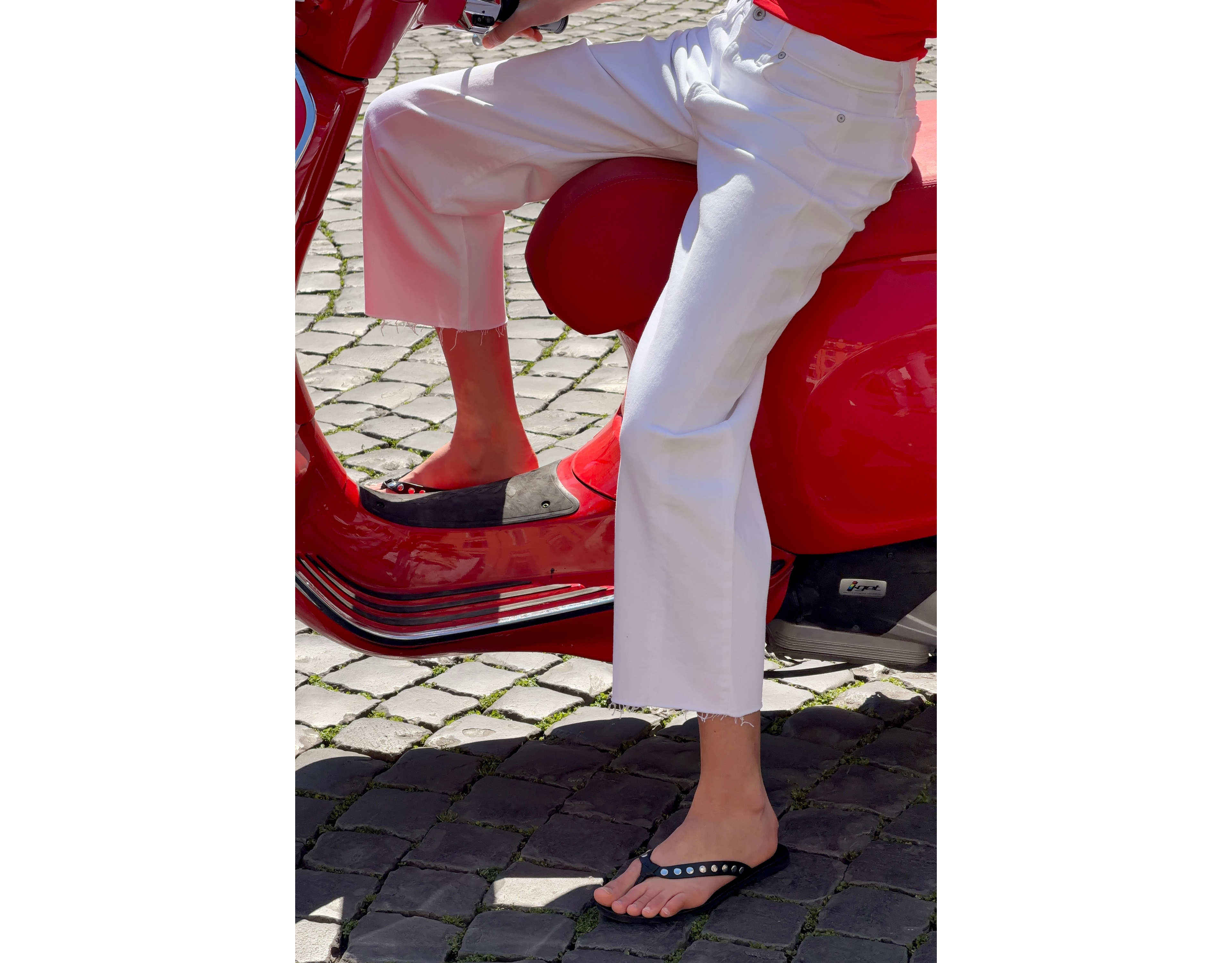 CAVERLEY Studded Flip-Flop Sandals