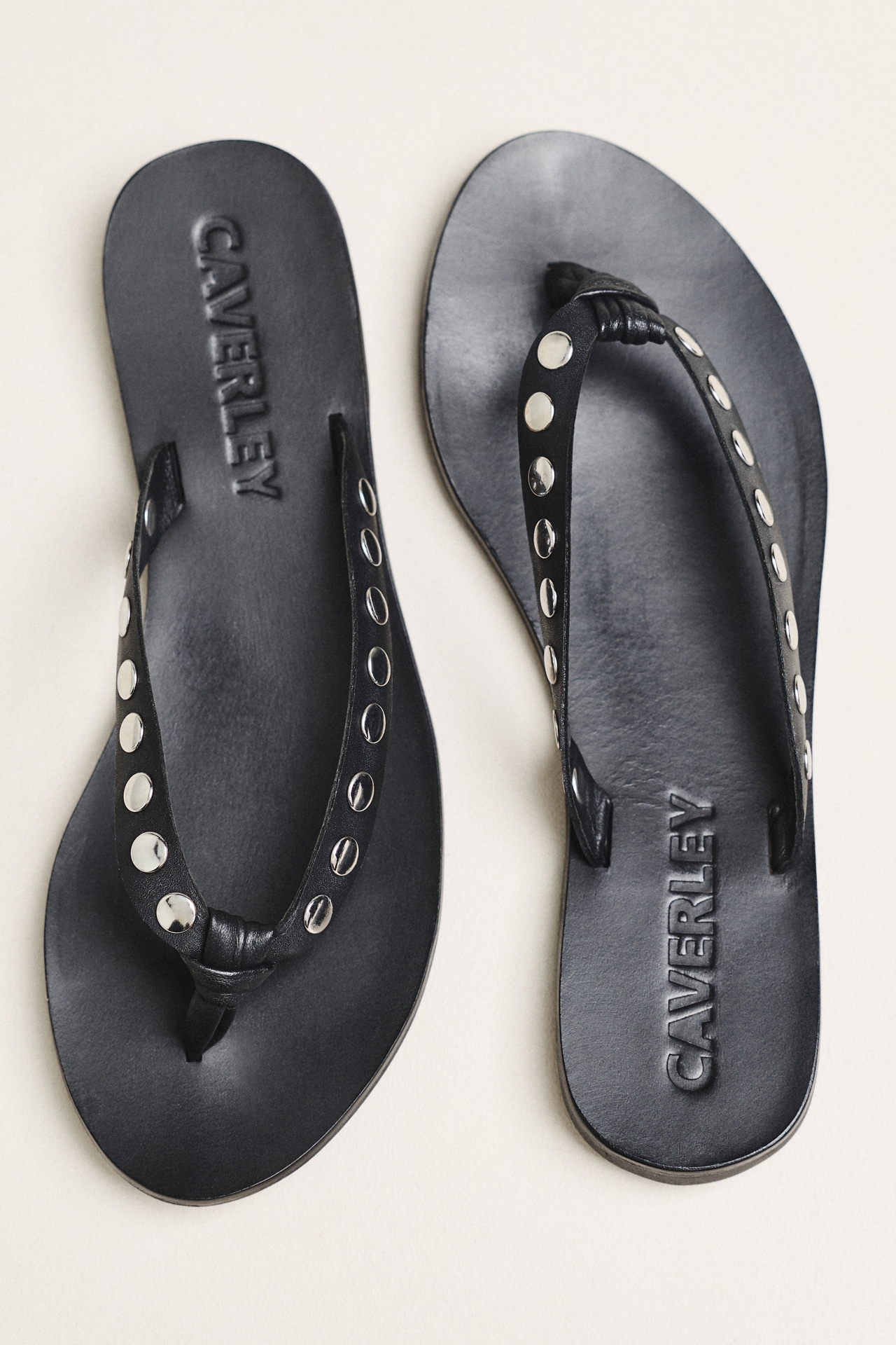 CAVERLEY Studded Thong Sandals