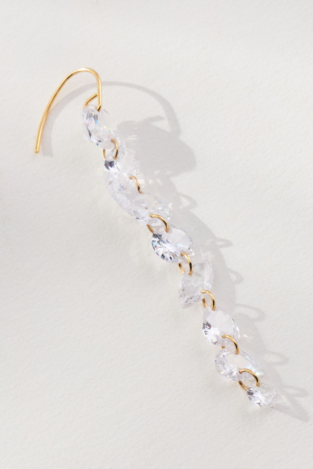 Drippy Crystal Chandelier Earrings