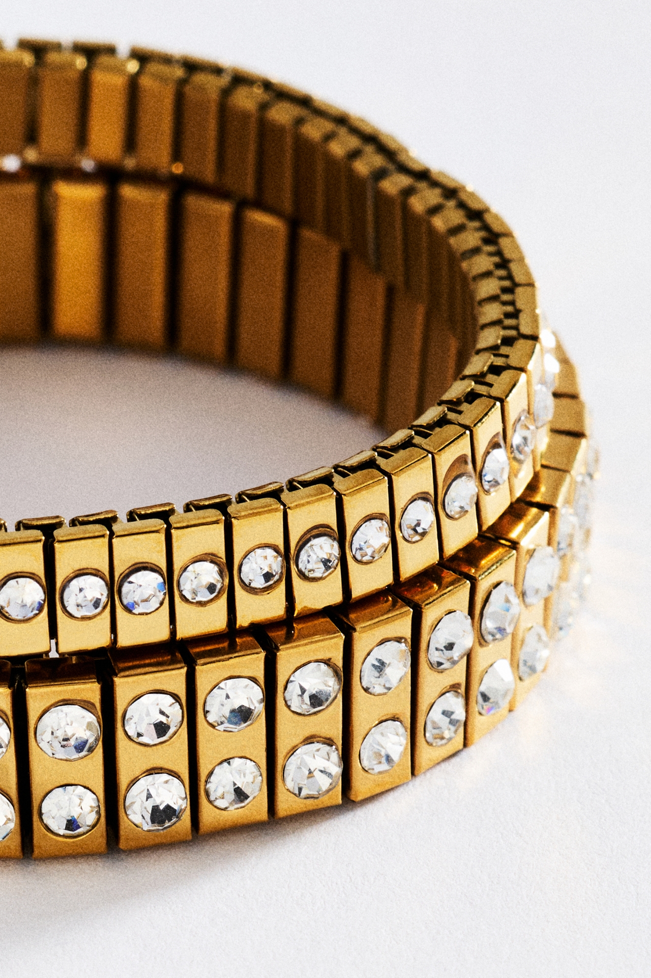 Crystal Stretch Bracelets, Set of 2