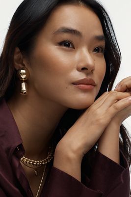 Geo Stack Statement Earrings