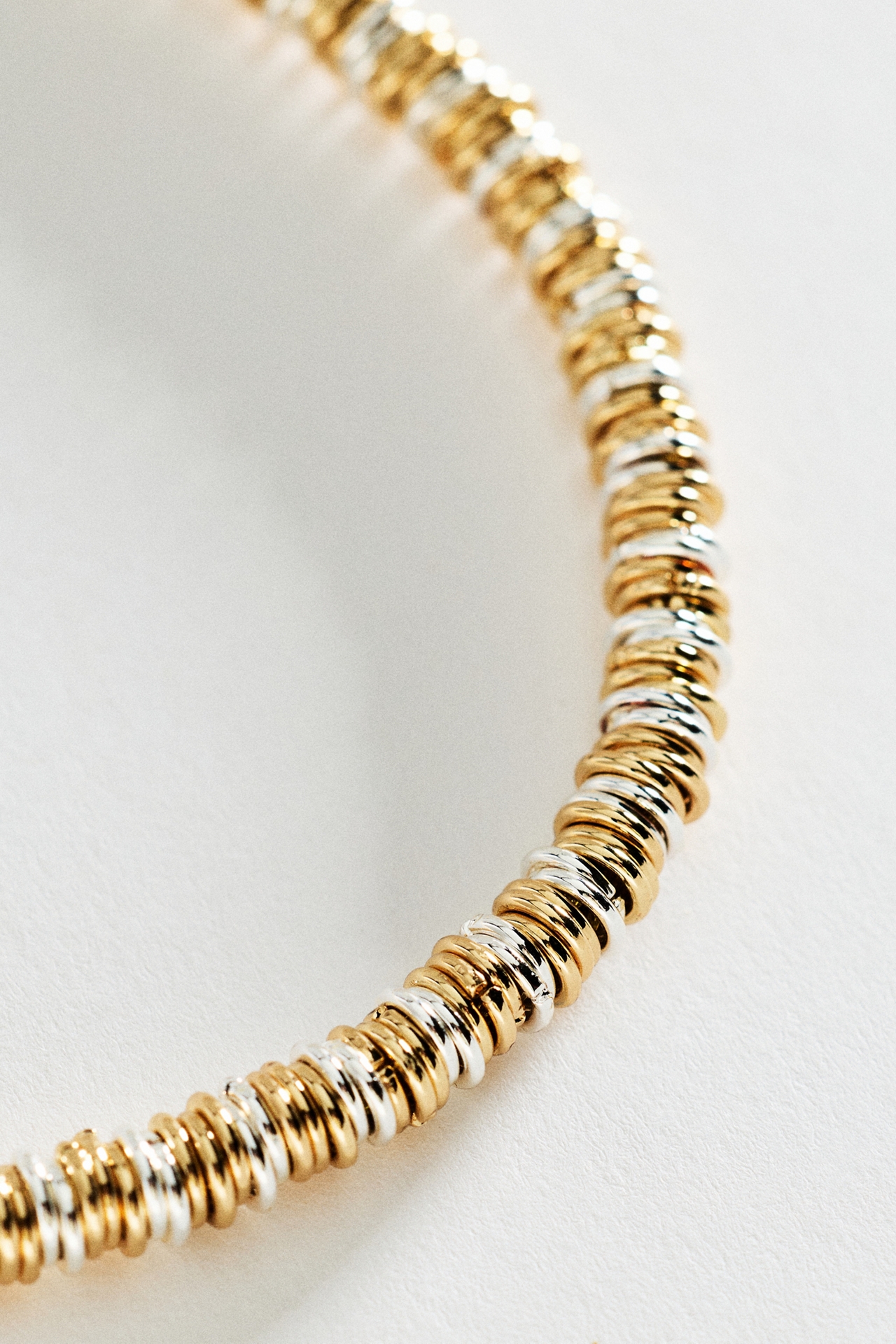 Textured Metal Necklace