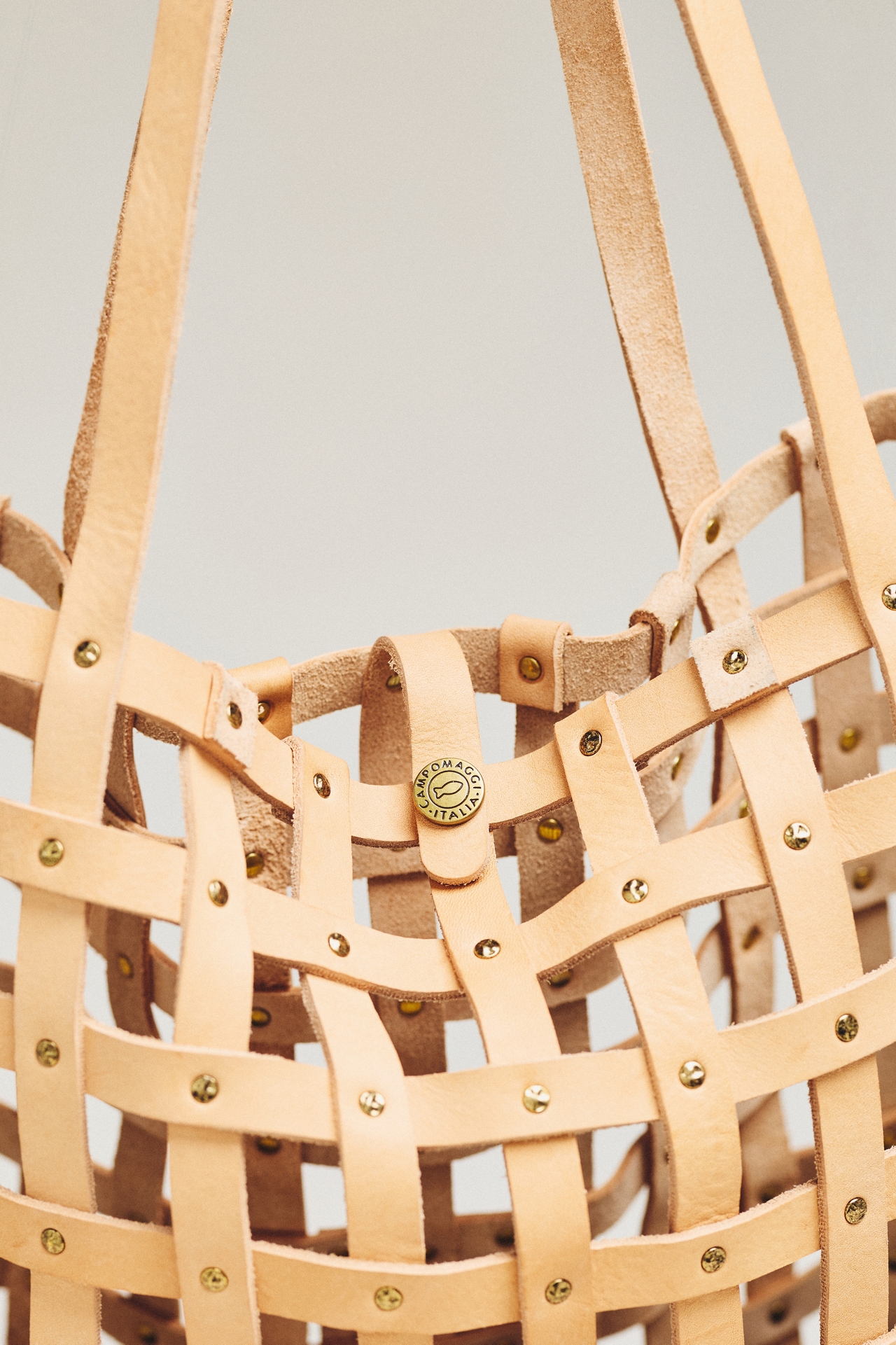 Campomaggi Valeria Woven Leather Tote Bag