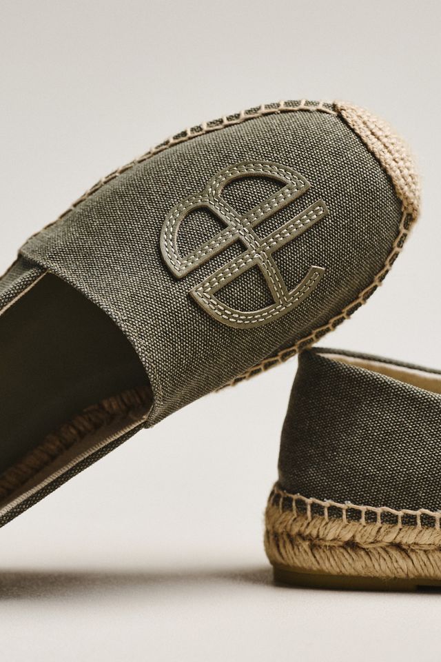 Anine Bing Paloma Embossed Logo Espadrilles #2