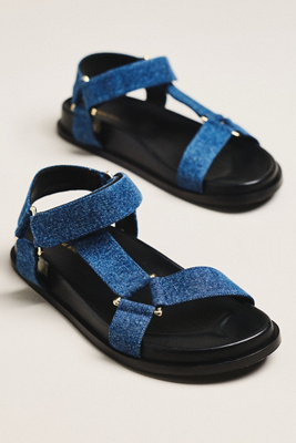Anine Bing Jess Hardware Ankle-Strap Sandals | Anthropologie