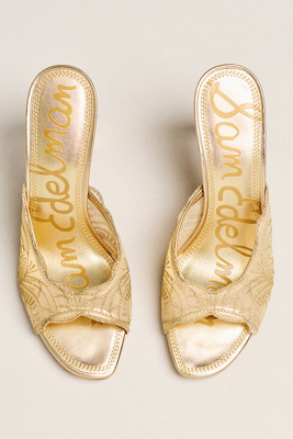 Iva Open-Toe Mule Heels