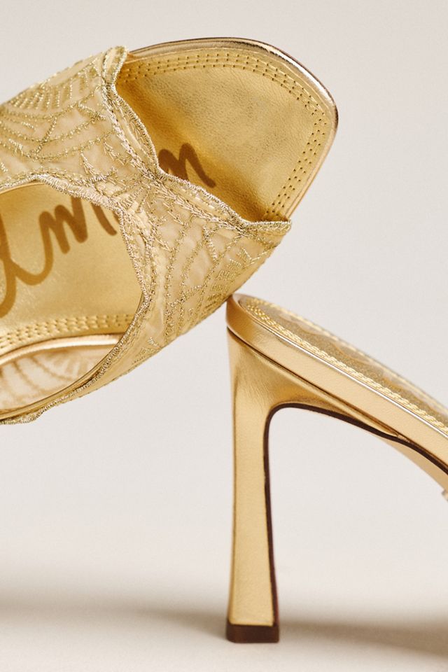 Sam Edelman Iva Open-Toe Mule Heels | Anthropologie