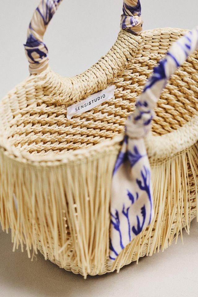 Sensi Studio Mini Frayed Handbag #2