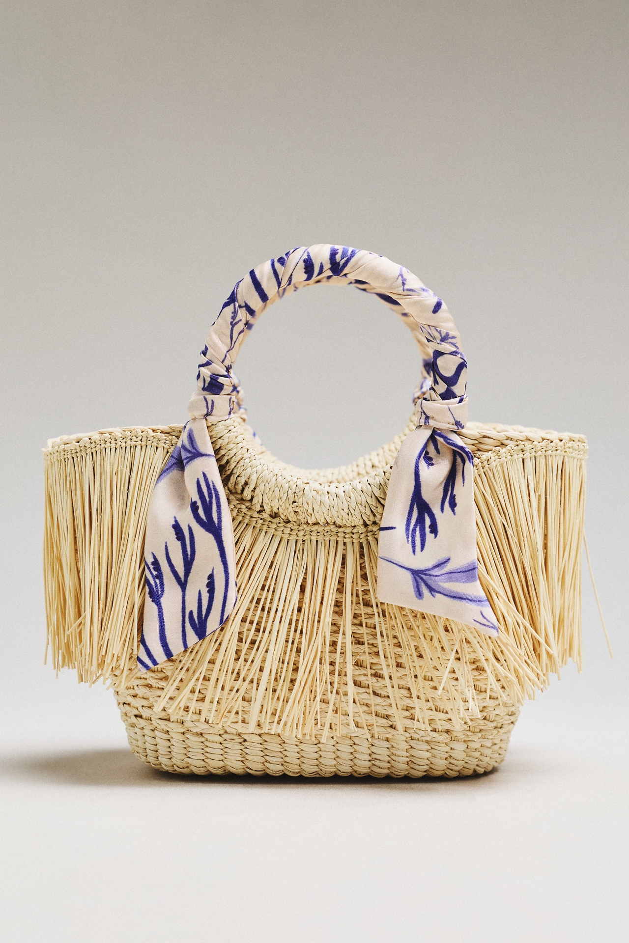 Sensi Studio Mini Frayed Handbag