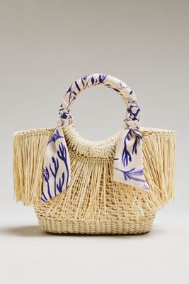 Sensi Studio Mini Frayed Handbag