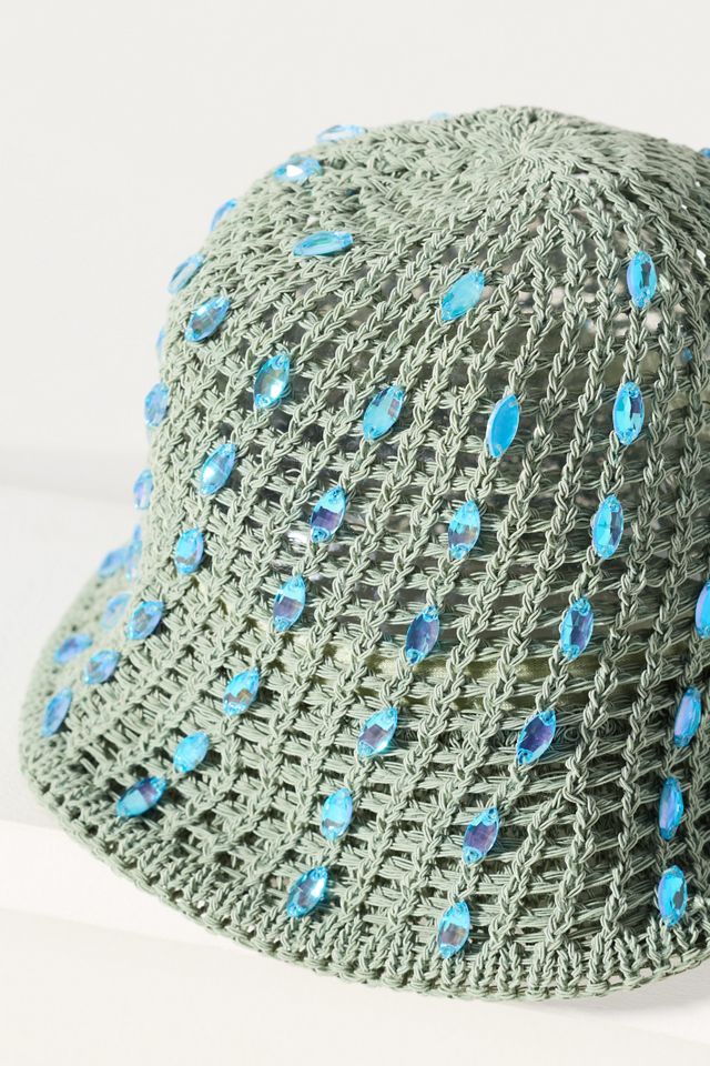 Lele Sadoughi Maya Embellished Bucket Hat #2