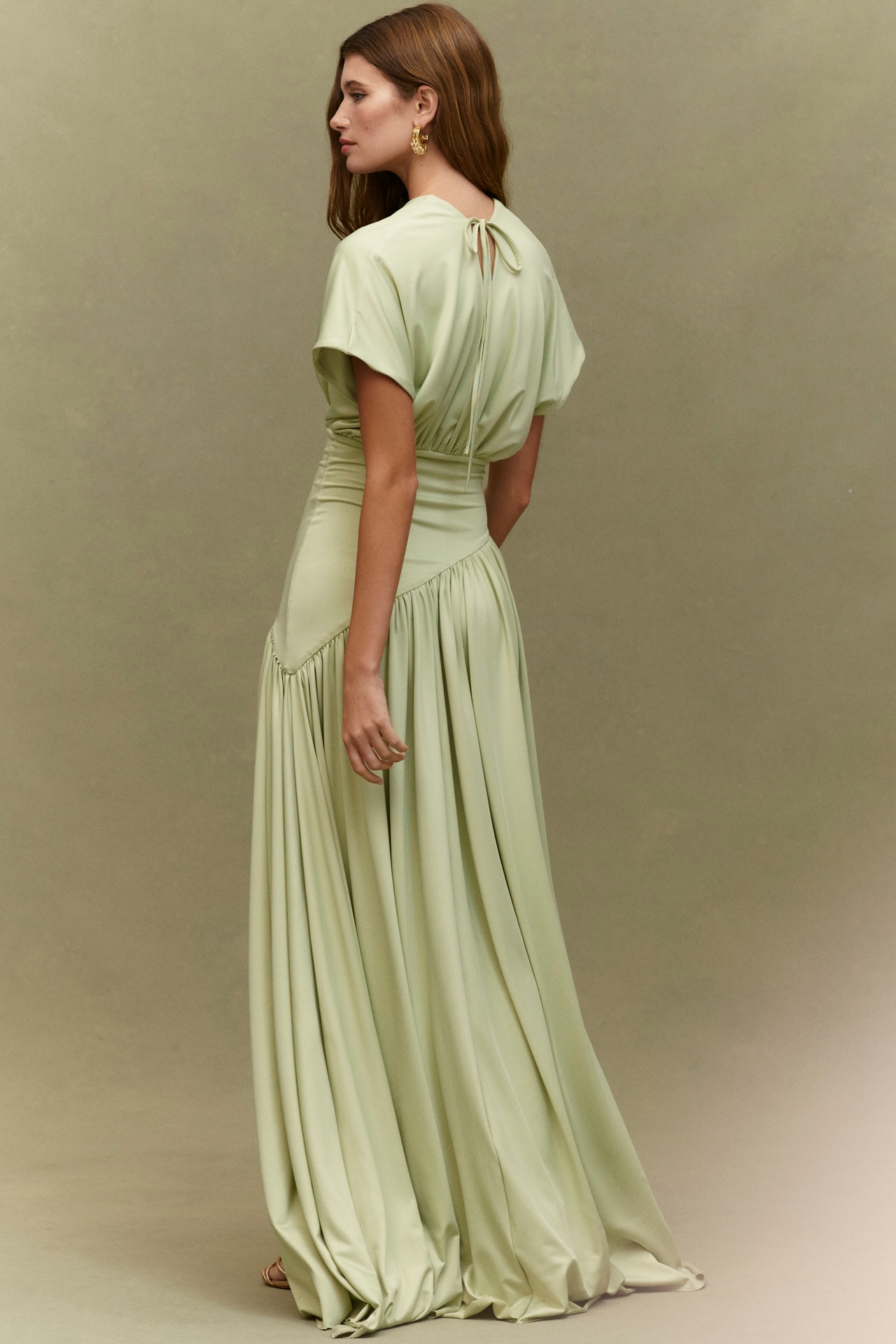 Delfi Collective Sade Asymmetric Maxi Dress