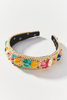 Lele Sadoughi Charlotte Seashell Headband | Anthropologie display picture 3