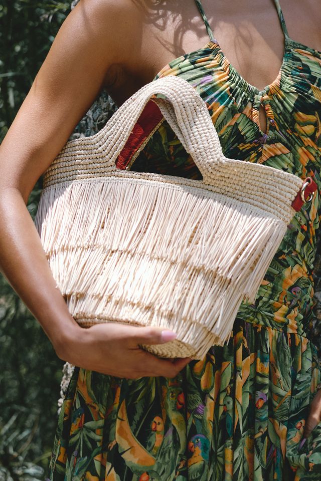 Sensi Studio Fringes Oval Bag | Anthropologie