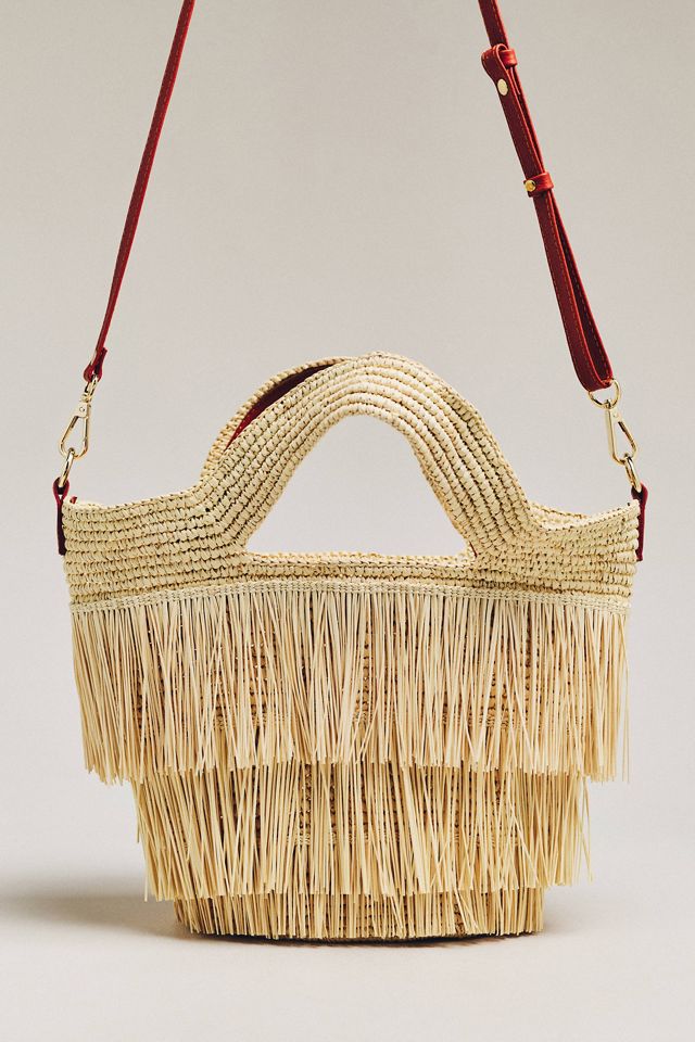 Sensi Studio Fringes Oval Bag | Anthropologie