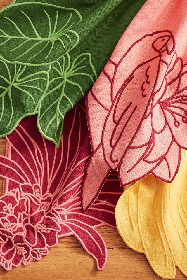 Farm Rio x Anthropologie Embroidered Napkin, Set of 2 #1