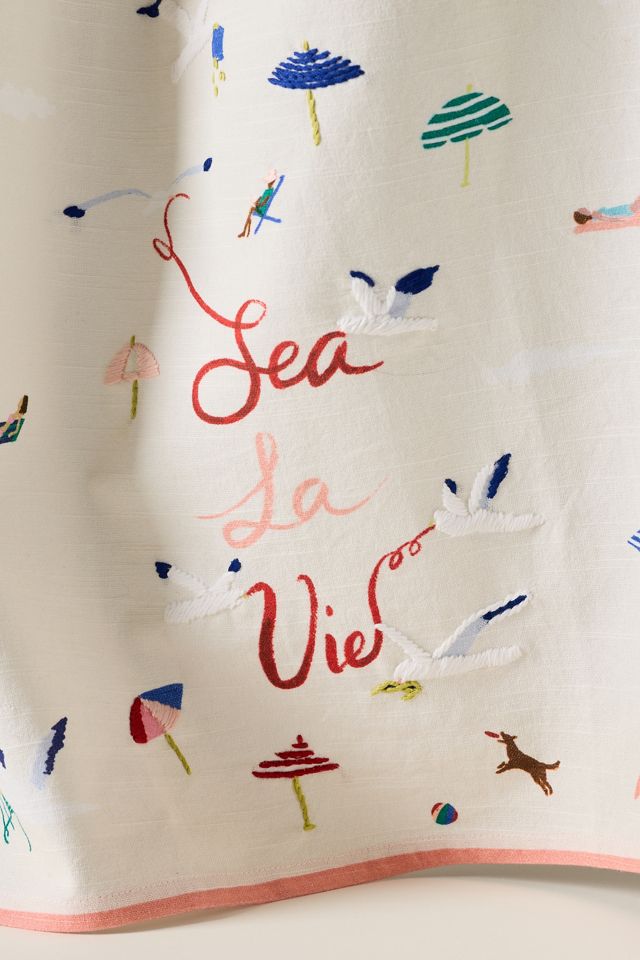 Sea La Vie Dish Towel #1