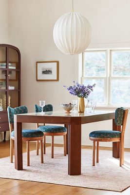 Wren Marble-Top Dining Table