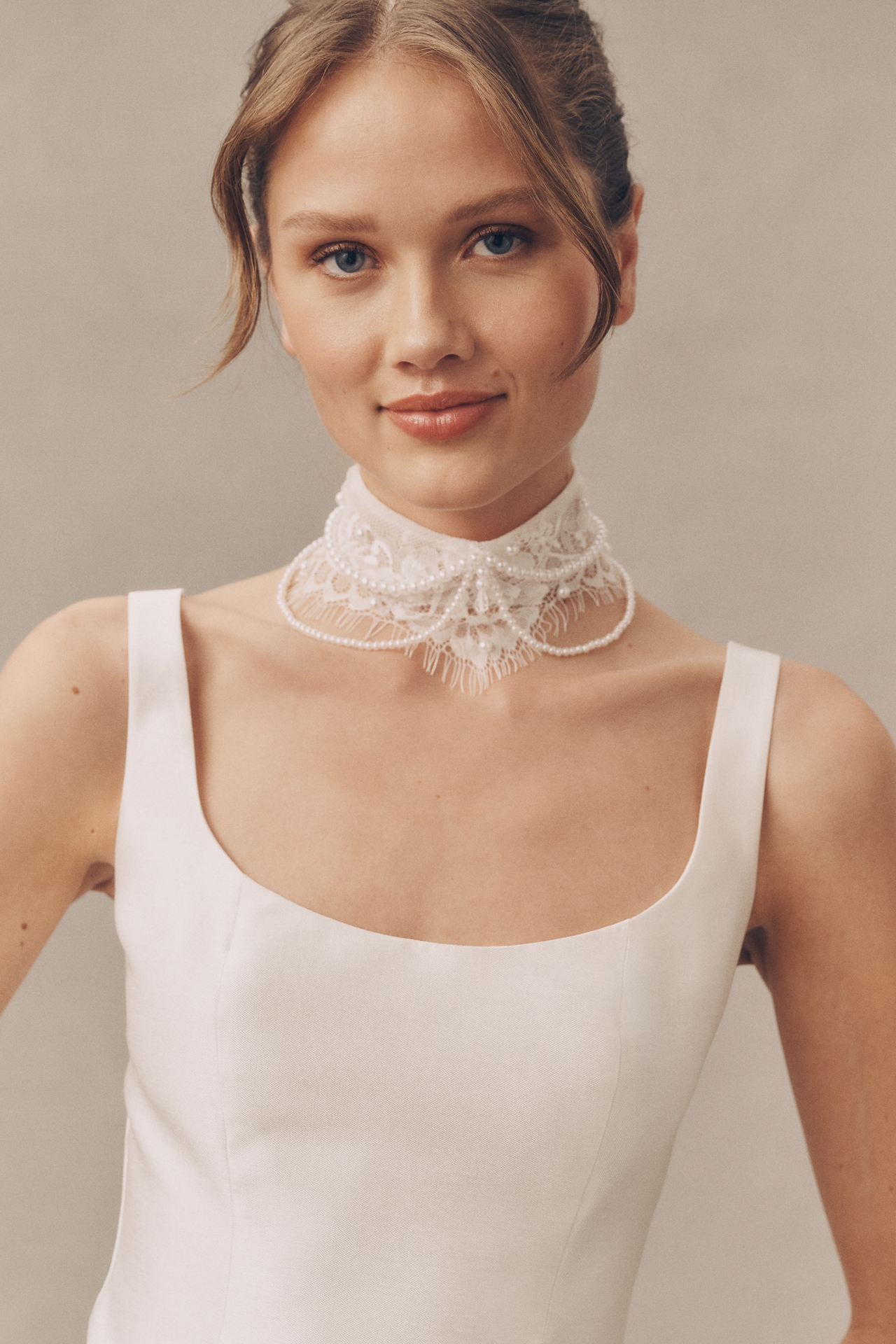 Untamed Petals Lyra Lace Choker Necklace