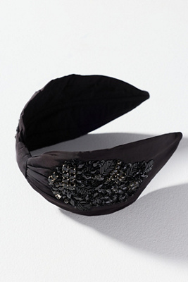 Namjosh Embellished Headband In Black