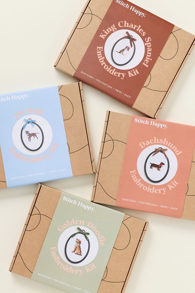 Dog Icon Embroidery Kit #2