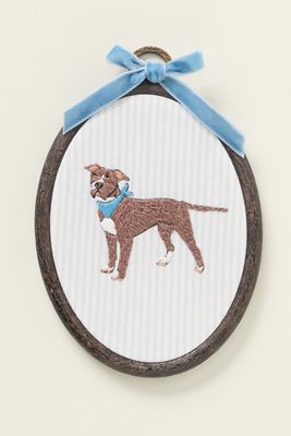 Dog Icon Embroidery Kit