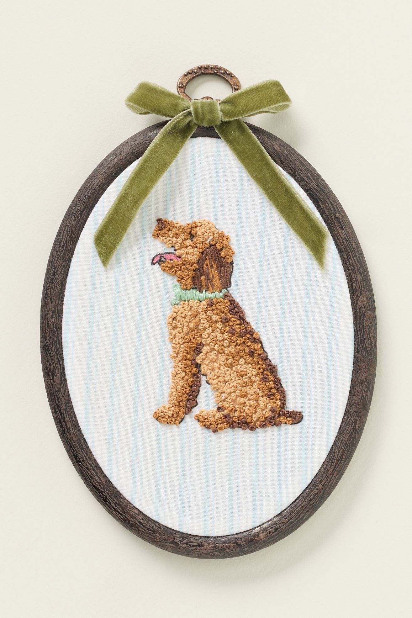 Dog Icon Embroidery Kit - Golden Doodle, One Size