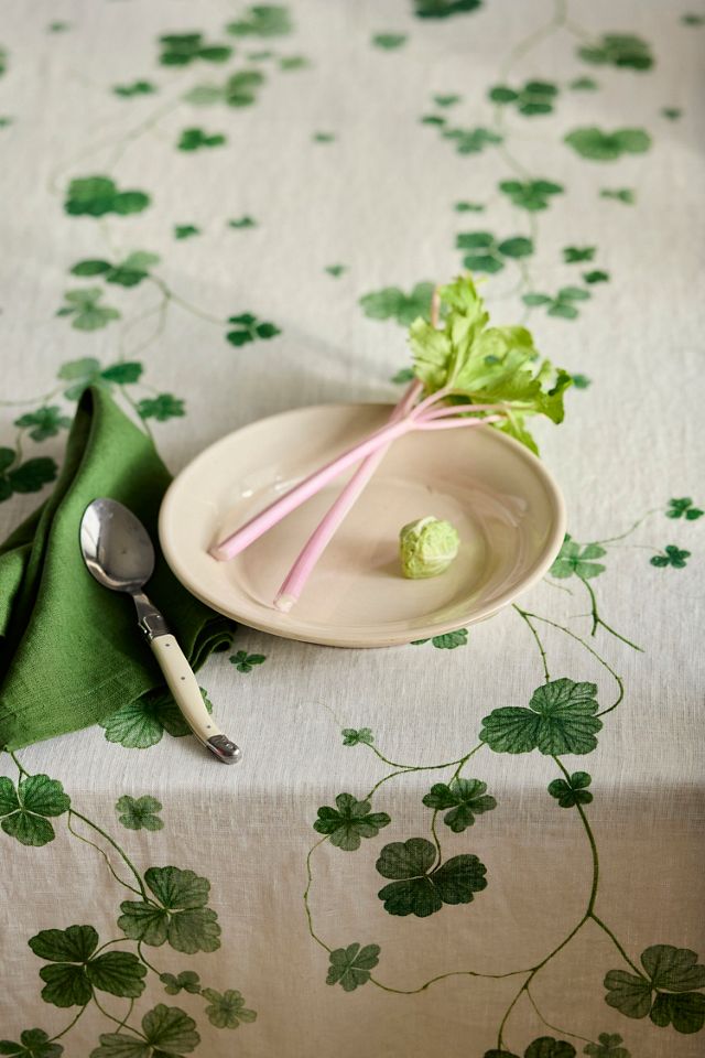 Clover Linen Tablecloth #2