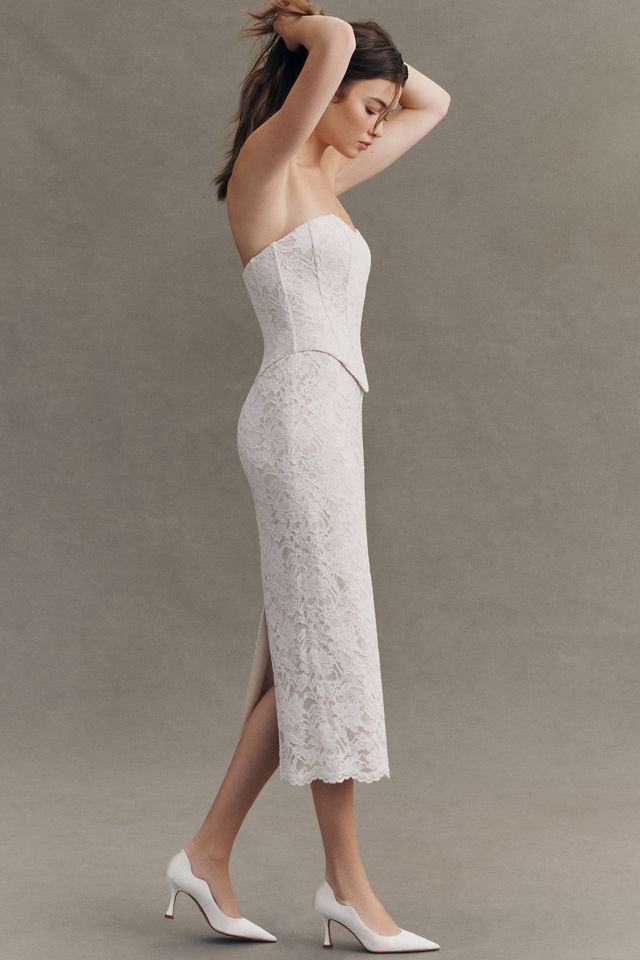 Exclusive: Jenny Yoo Chessa Midi Dress #3