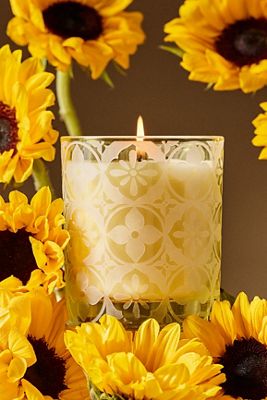 Hotel Bon Séjour Fresh Sunflower & Bergamot Boxed Glass Candle