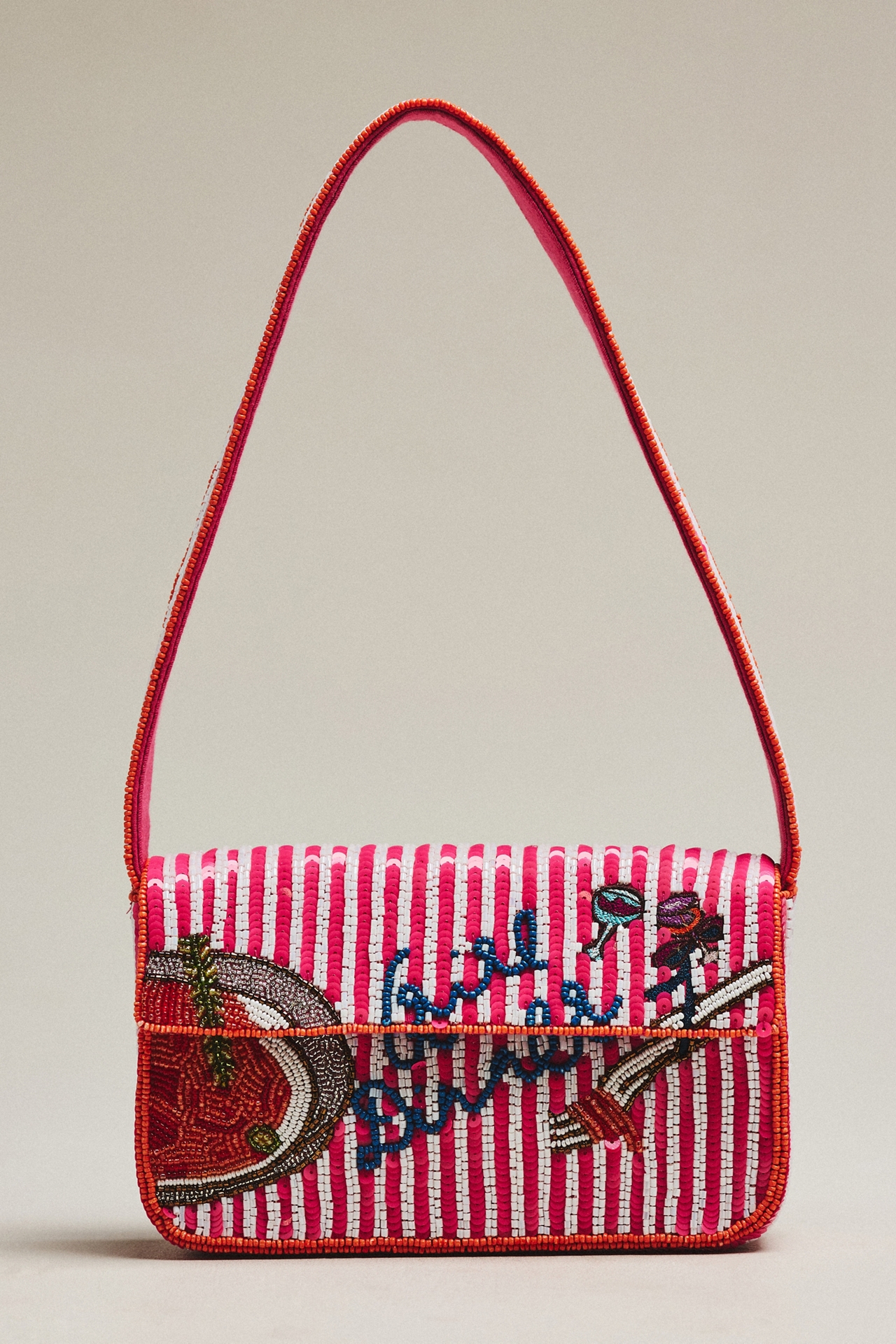 The Fiona Beaded Bag: Sayings Edition