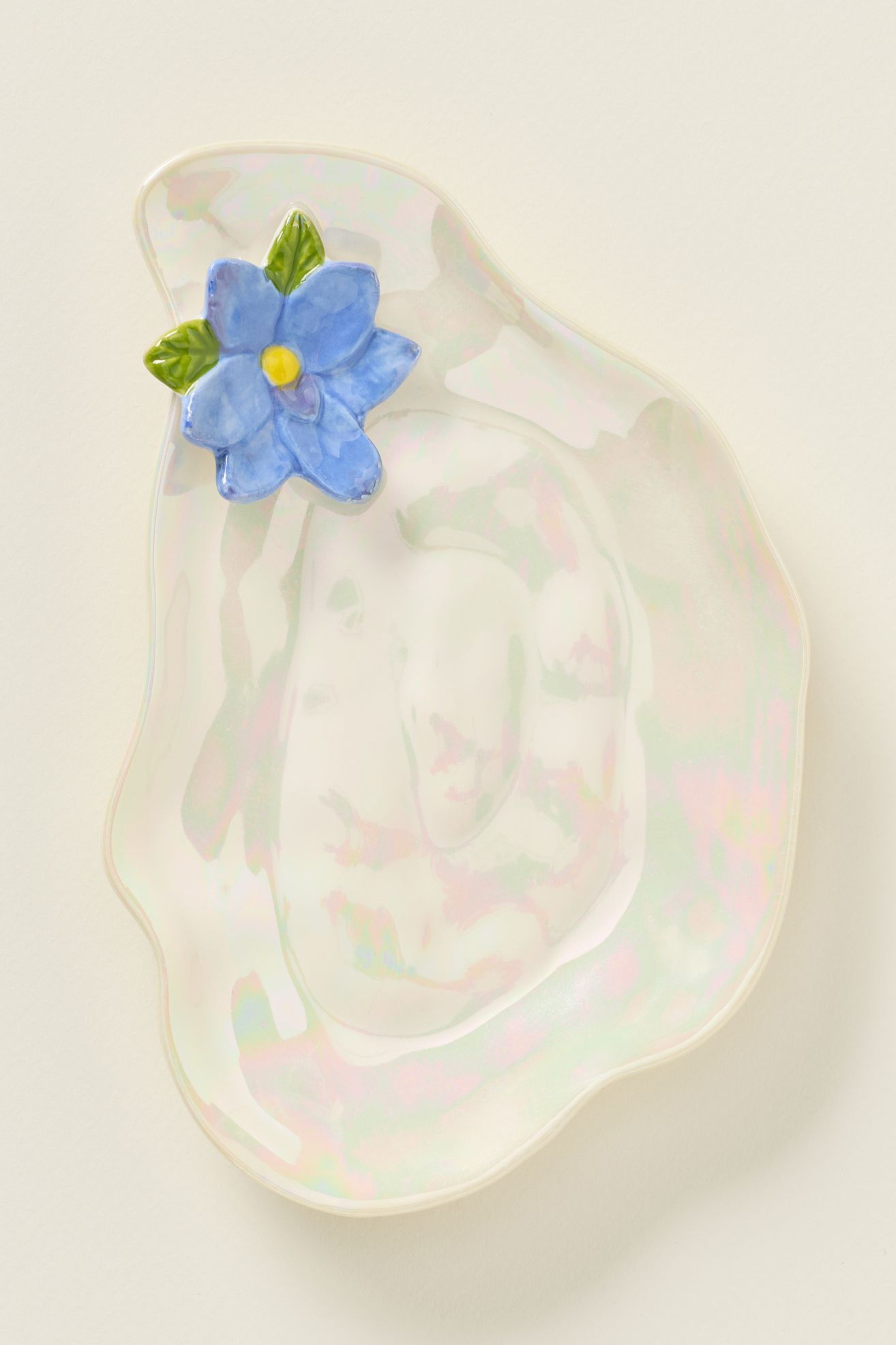Sirena Stoneware Oyster Canape Plate - Oyster, One Size