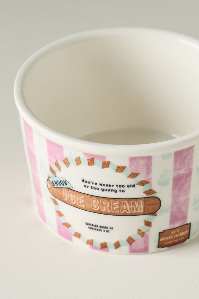 Glace Stoneware Ice Cream Bowl