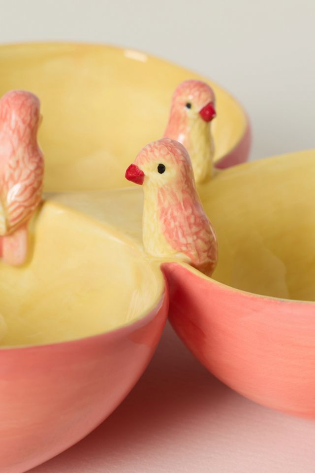 Farm Rio x Anthropologie Stoneware Tri-Bowl #3