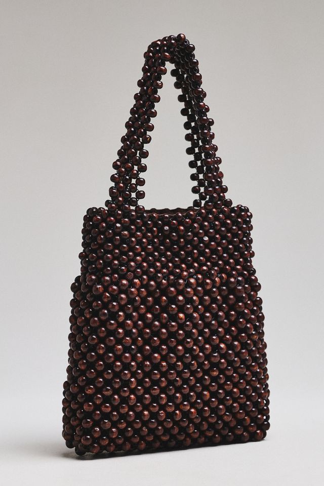 Bembien Maris Wood Beaded Hand Bag | Anthropologie