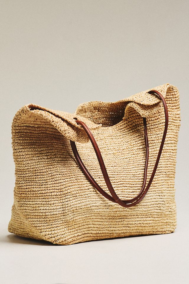Bembien Amaya Handwoven Raffia Tote #1