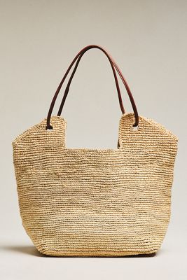Bembien Amaya Handwoven Raffia Tote