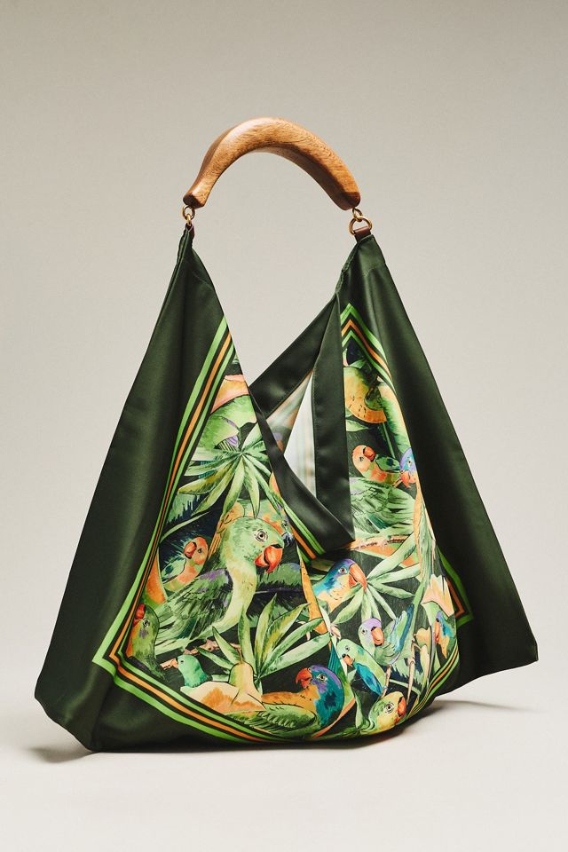 Farm Rio Satin Scarf Medium Bag #1