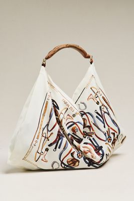 Farm Rio Satin Scarf Medium Bag